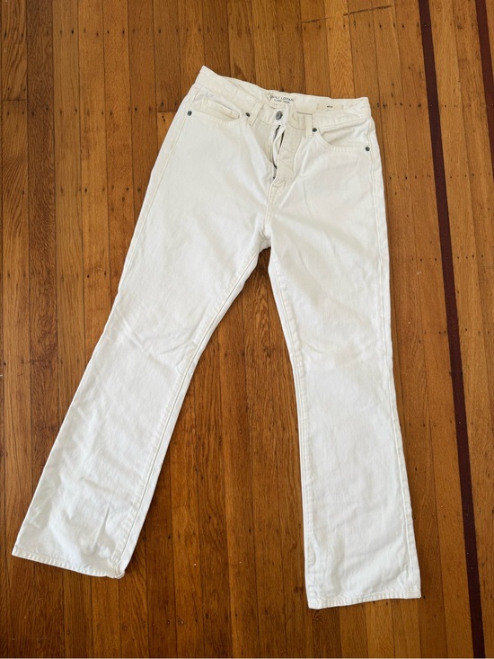 Nili Lotan Denim - Nili Lotan White (Cream Wash) Bootcut Jeans